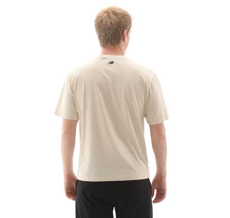 New Balance Mnt3505 Erkek T-Shirt Bej