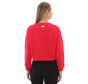 New Balance Wnc3206 Kadın Sweatshirt Kırmızı