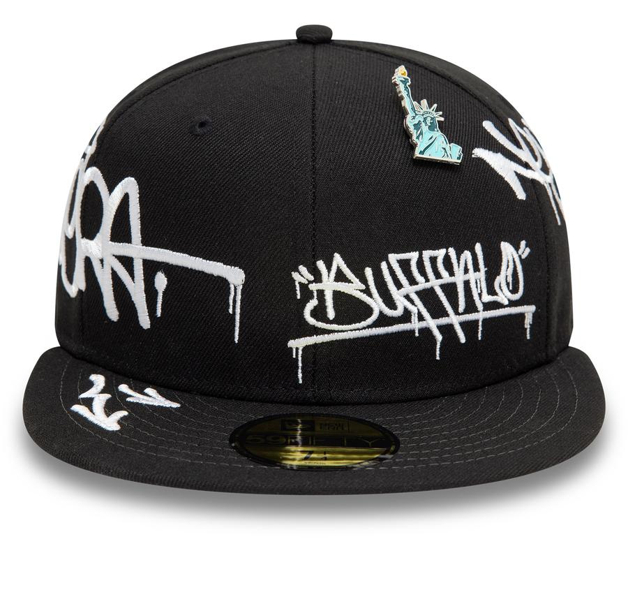 New Era Ne Graphıc 59Fıfty Newera Blk Şapka Siyah New Era Ne Graphıc 59Fıfty Newera Blk Şapka Siyah