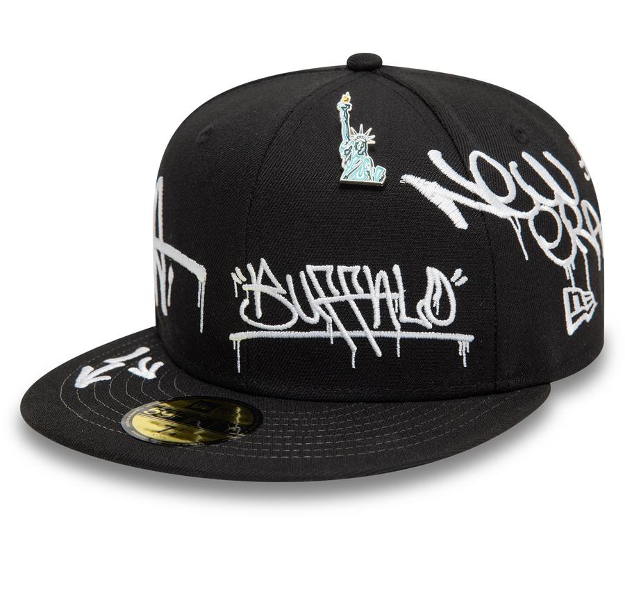 New Era Ne Graphıc 59Fıfty Newera Blk Şapka Siyah New Era Ne Graphıc 59Fıfty Newera Blk Şapka Siyah