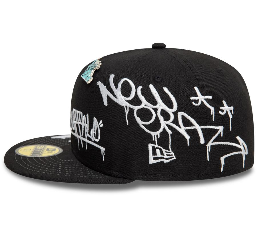 New Era Ne Graphıc 59Fıfty Newera Blk Şapka Siyah New Era Ne Graphıc 59Fıfty Newera Blk Şapka Siyah