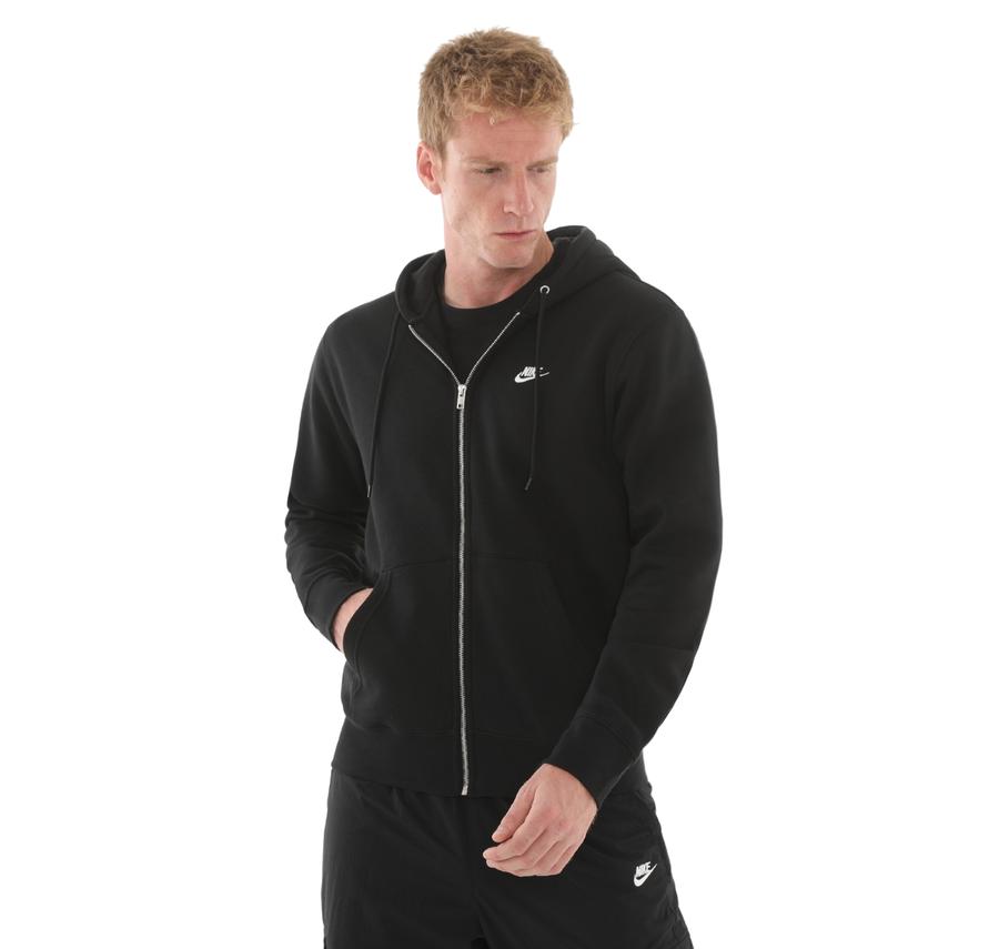 Nike Club Erkek Ceket Siyah Nike Club Erkek Ceket Siyah