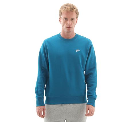 Nike Club Erkek Sweatshirt Turkuaz Nike Club Erkek Sweatshirt Turkuaz