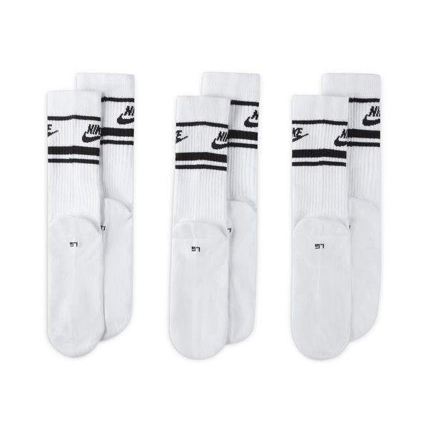 Nike Crew Socks (3 Pairs) Çorap Beyaz Nike Crew Socks (3 Pairs) Çorap Beyaz
