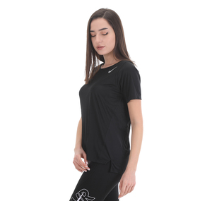 Nike Dri-Fıt Race Kadın T-Shirt Siyah