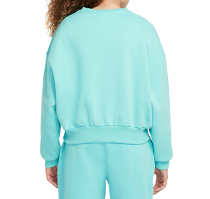 Nike G Nsw Club Flc Bxy Crw Gx Star Çocuk Sweatshirt Mavi