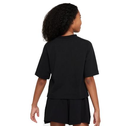 Nike G Nsw Ss Top Jsy Lbr Çocuk T-Shirt Siyah