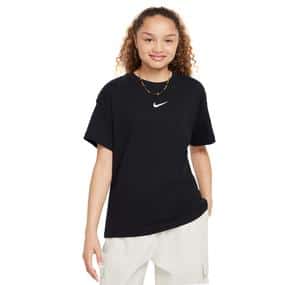 Nike G Nsw Tee Boy Essntl Lbr Çocuk T-Shirt Siyah