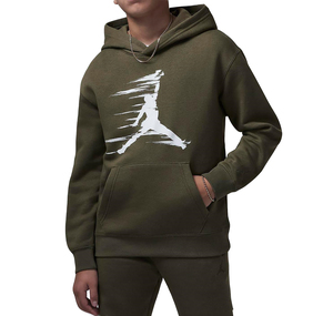 Nike Jdb Mj Flıght Mvp Hbr Flc Po Çocuk Sweatshirt Haki