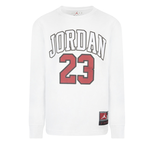 Nike Jdb Practıce Flıght Ls Tee Çocuk Sweatshirt Beyaz