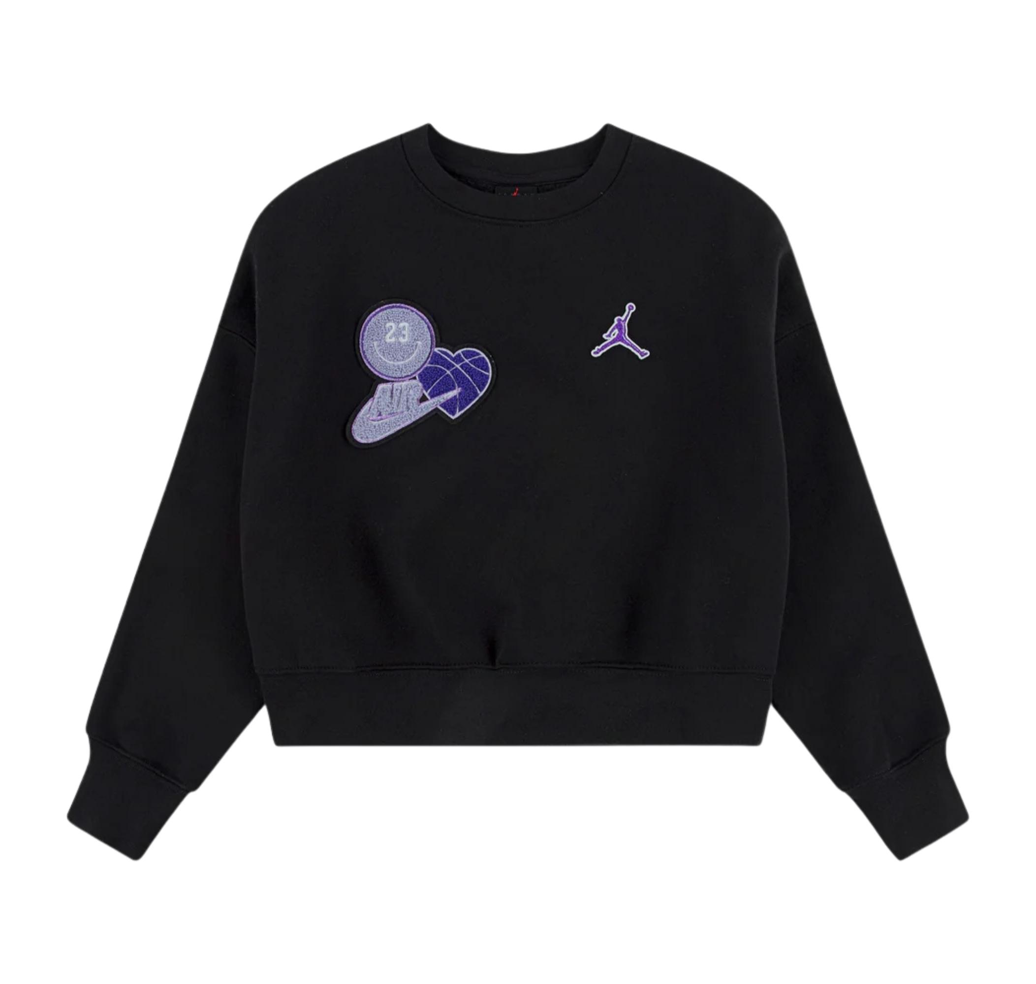 Детский свитшот Nike Jdg Blue Jeans Bling Flc Cre