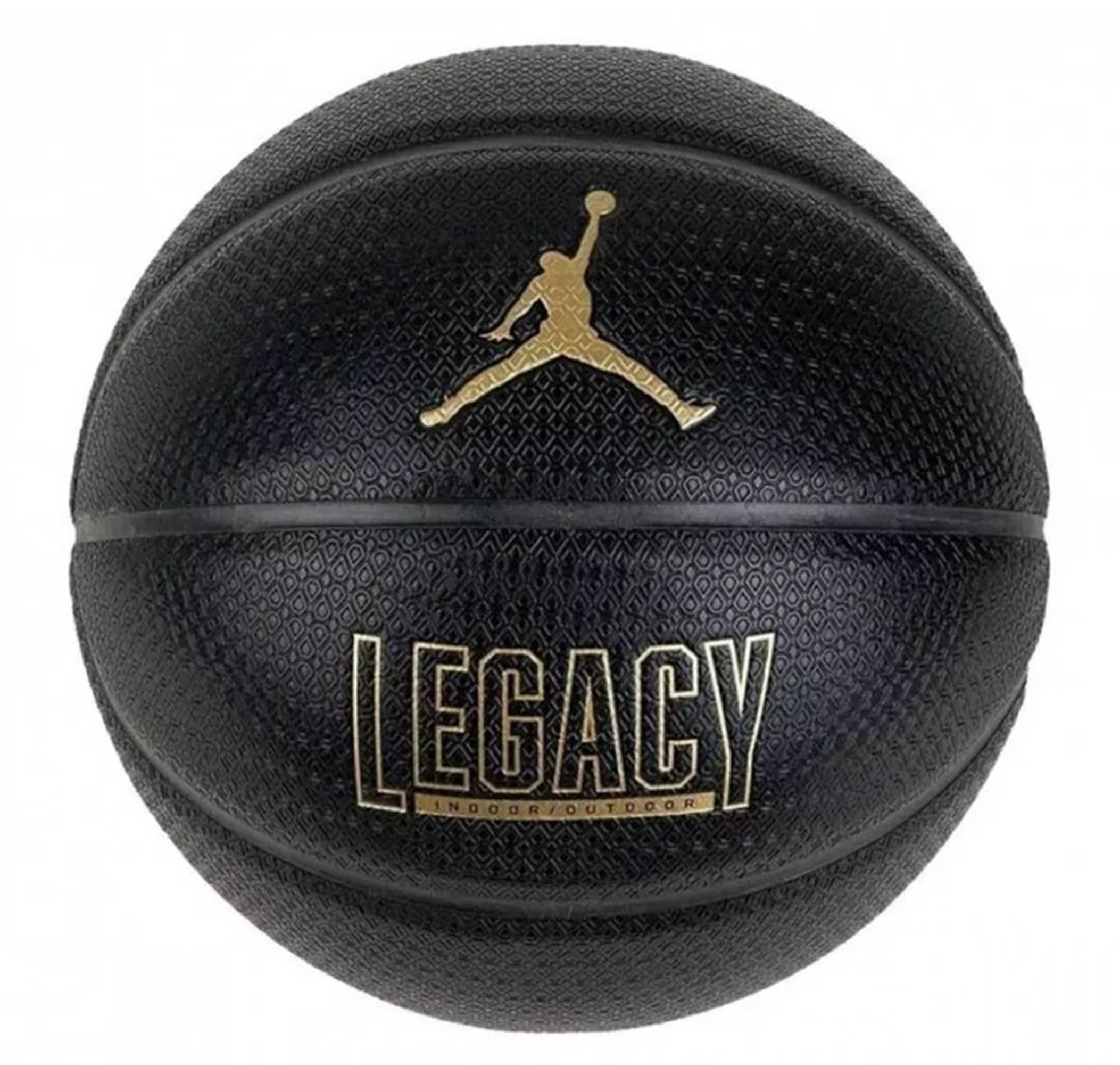 Unisex  Nike Jordan Legacy 2.0 8P Deflated Black-Black-Black-Metalli Basketbol Topu для баскетбола