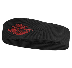 Nike Jordan Wıngs Headband 2.0 Black-gym Red Osfm Saç Bandı - Bileklik Siyah