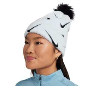 Nike K Nk Peak Beanıe Sc Pom Beyaz