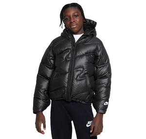 Nike K Nsw Tf Rpl Hgh Snfl Jkt Aoq Çocuk Mont Siyah