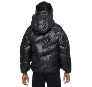 Nike K Nsw Tf Rpl Hgh Snfl Jkt Aoq Çocuk Mont Siyah