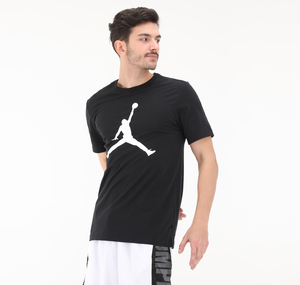 Nike M J Jumpman Ss Crew Erkek T-Shirt Siyah