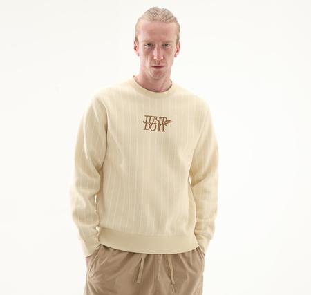 Nike M Nk Club Bb Crew Jdı Aop Erkek Sweatshirt Bej