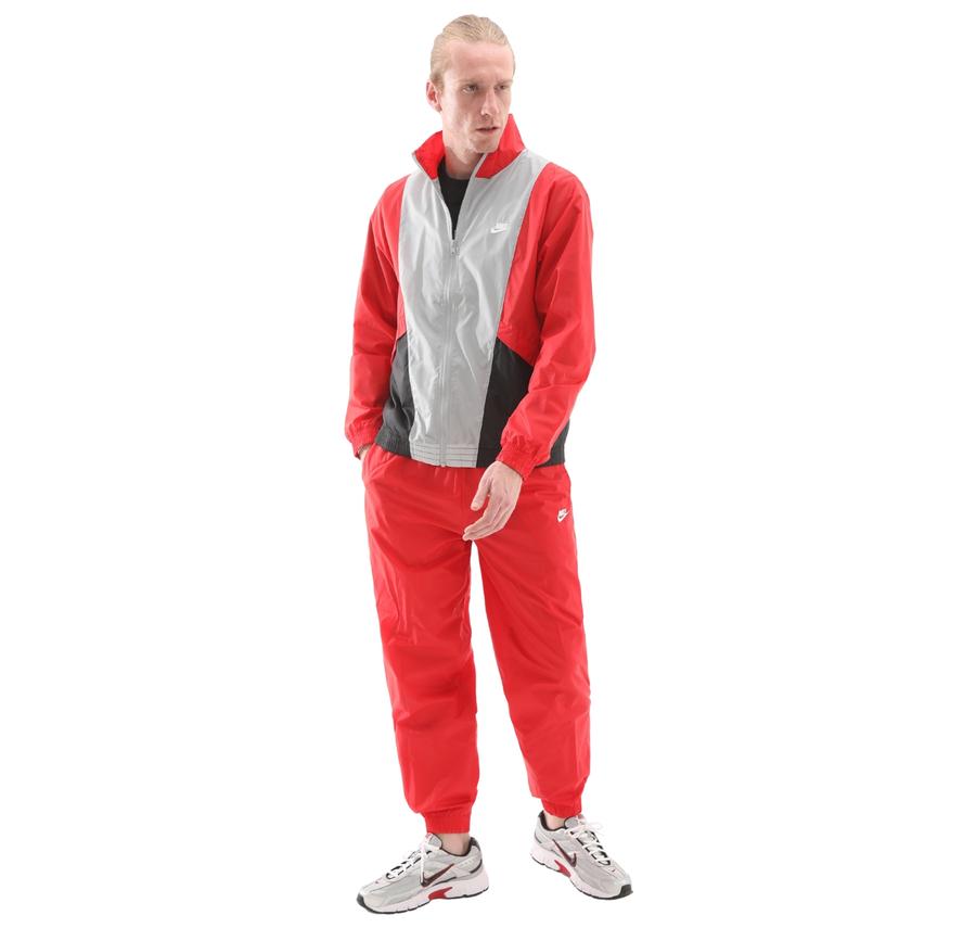 Nike M Nk Club Wvn Trk Suıt Erkek Eşofman Takımı Kırmızı Nike M Nk Club Wvn Trk Suıt Erkek Eşofman Takımı Kırmızı