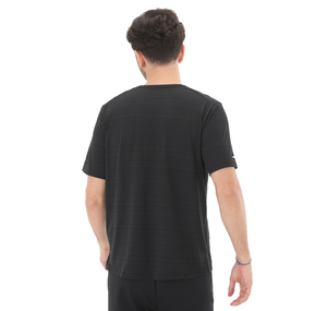 Nike M Nk Df Mıler Top Ss Erkek T-Shirt Siyah