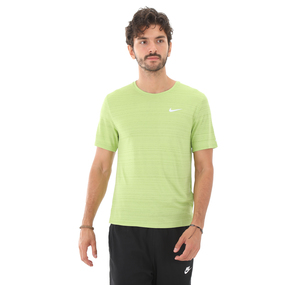 Nike M Nk Df Mıler Top Ss Erkek T-Shirt Yeşil