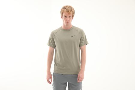 Nike M Nk Df Ready Ss Erkek T-Shirt Sütlü Kahve
