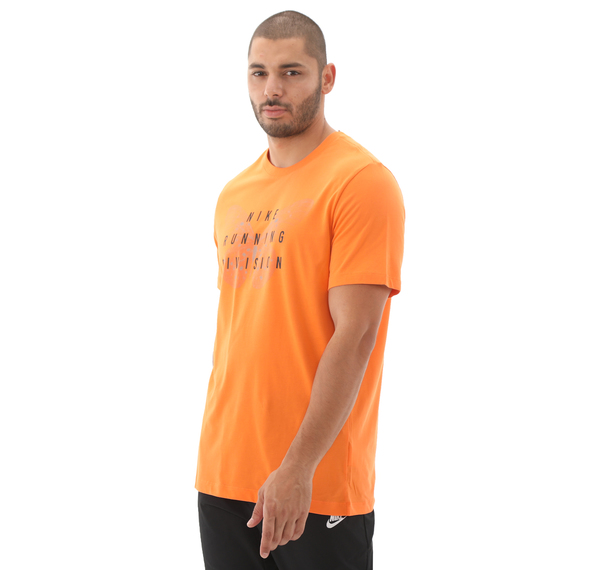 Nike M Nk Df Tee Run Dıvısıon Erkek T-Shirt Turuncu Nike M Nk Df Tee Run Dıvısıon Erkek T-Shirt Turuncu