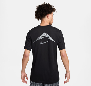 Nike M Nk Df Tee Traıl Outdoor Ssnl Erkek T-Shirt Siyah