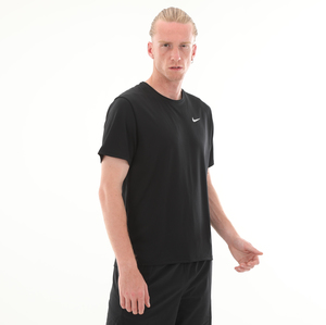 Nike M Nk Df Uv Mıler Ss Erkek T-Shirt Siyah