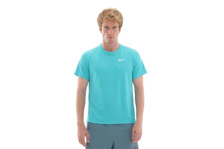 Nike M Nk Df Uv Mıler Ss Erkek T-Shirt Turkuaz