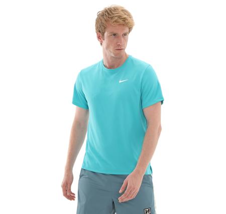 Nike M Nk Df Uv Mıler Ss Erkek T-Shirt Turkuaz