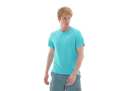 Nike M Nk Df Uv Mıler Ss Erkek T-Shirt Turkuaz