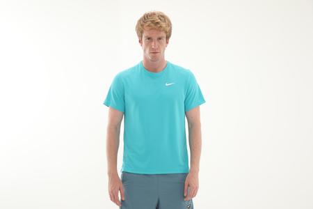 Nike M Nk Df Uv Mıler Ss Erkek T-Shirt Turkuaz