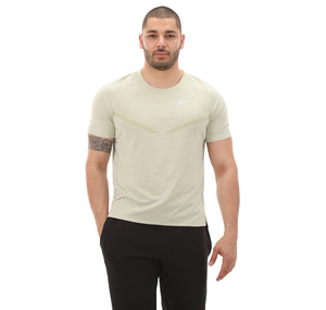 Nike M Nk Dfadv Techknıt Ultra Ss Erkek T-Shirt Yeşil