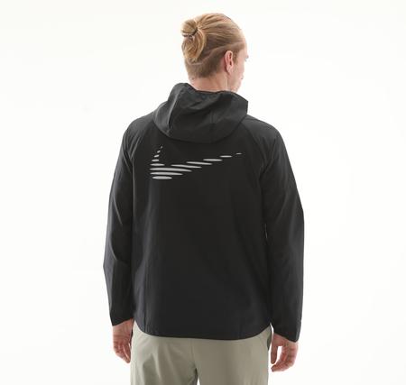 Nike M Nk Rpl Mıler Flash Jkt Erkek Yağmurluk-Rüzgarlık Siyah
