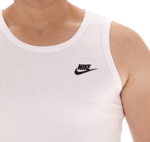 Nike M Nsw Club - Tank Erkek T-Shirt Beyaz