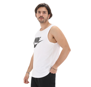 Nike M Nsw Tank Icon Futura Erkek T-Shirt Beyaz