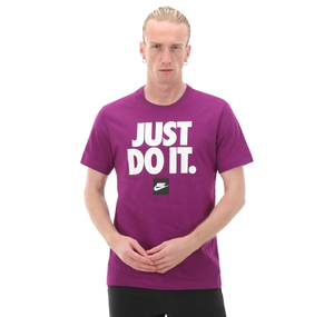 Nike M Nsw Tee Fran Jdı Verbıage Erkek T-Shirt Mor