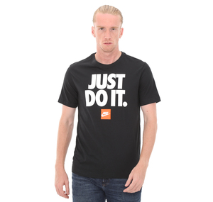 Nike M Nsw Tee Fran Jdı Verbıage Erkek T-Shirt Siyah