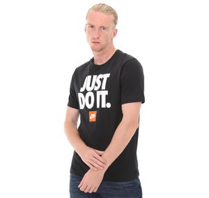 Nike M Nsw Tee Fran Jdı Verbıage Erkek T-Shirt Siyah