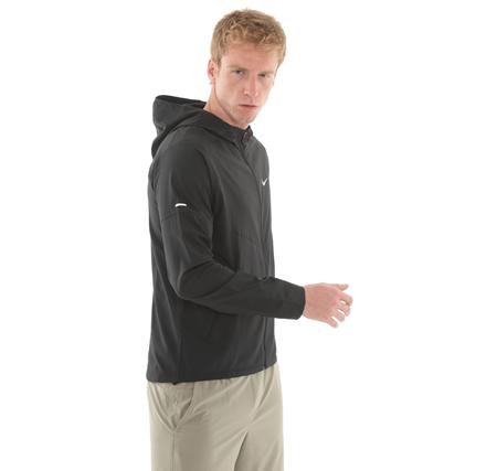 Nike Miler Erkek Yağmurluk-Rüzgarlık Siyah