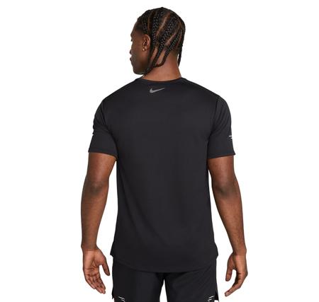 Nike Miler Flash Erkek T-Shirt Siyah