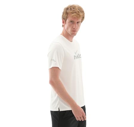 Nike Miler Flash Erkek T-Shirt Beyaz