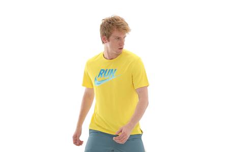 Nike Miler Run Energy Erkek T-Shirt Sarı