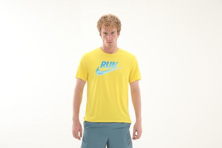 Nike Miler Run Energy Erkek T-Shirt Sarı