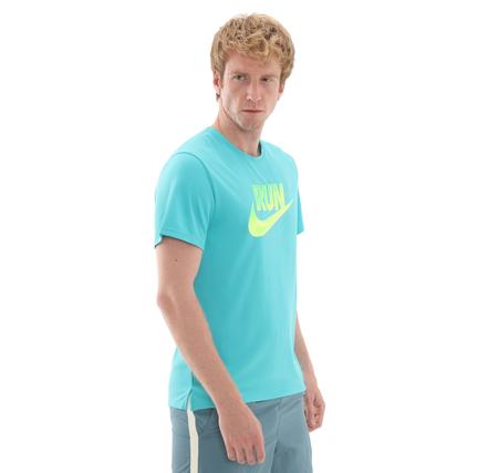 Nike Miler Run Energy Erkek T-Shirt Turkuaz
