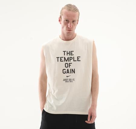 Nike Sleeveless Erkek T-Shirt Krem
