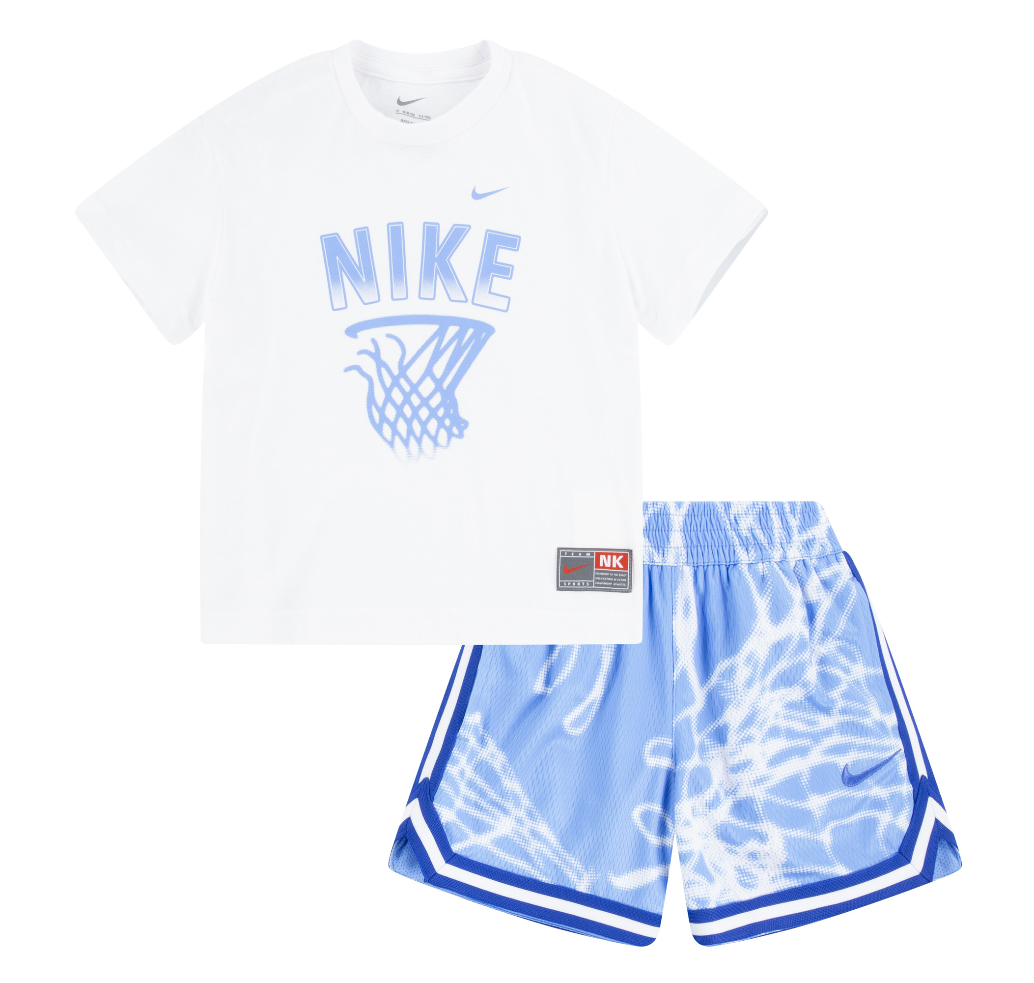 Детская футболка Nike Nkb B Nk Cob Mesh Short Set