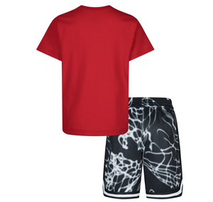 Nike Nkb B Nk Cob Mesh Short Set Çocuk T-Shirt Kırmızı