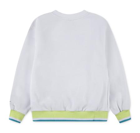 Nike Nkb B Nsw Outsıde T Lınes Ft Crew Çocuk Sweatshirt Beyaz